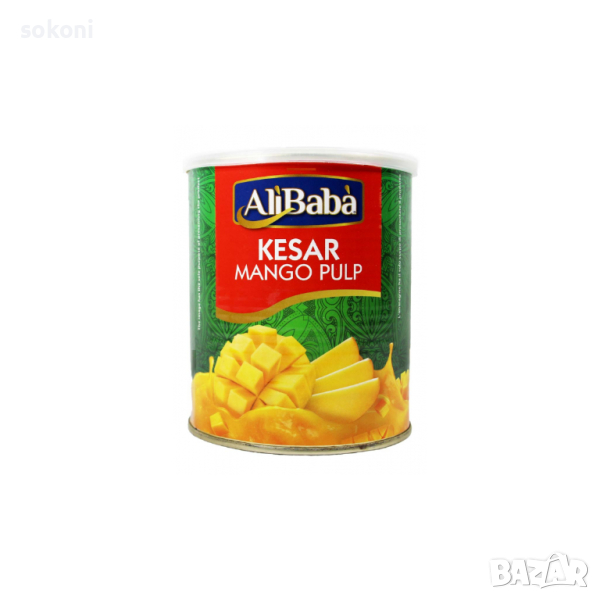 АliBaba Kesar Mango Pulp / АлиБаба Кесар Манго Пюре 850гр, снимка 1