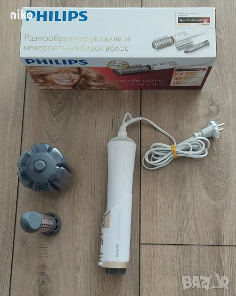 Елктрическа четка с топъл въздух Philips VolumeBrush HP8664/00, снимка 1