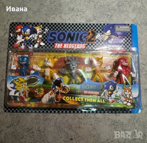 Играчка комплект 5 фигурки/герои Соник/Sonic, снимка 1 - Фигурки - 48091957