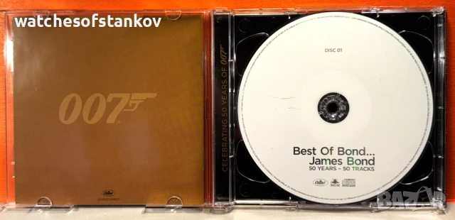 Best of Bond.... James Bond Two Discs w/ 50 Tracks by Capitol Records, снимка 2 - CD дискове - 50670965