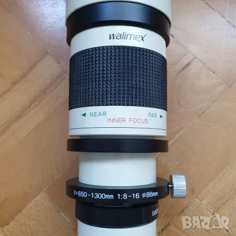 Телеобектив Walimex 650 до 1300 мм, снимка 5 - Обективи и филтри - 50333096