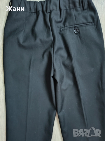 Детски официален черен панталон 116 размер, снимка 3 - Детски панталони и дънки - 51527729