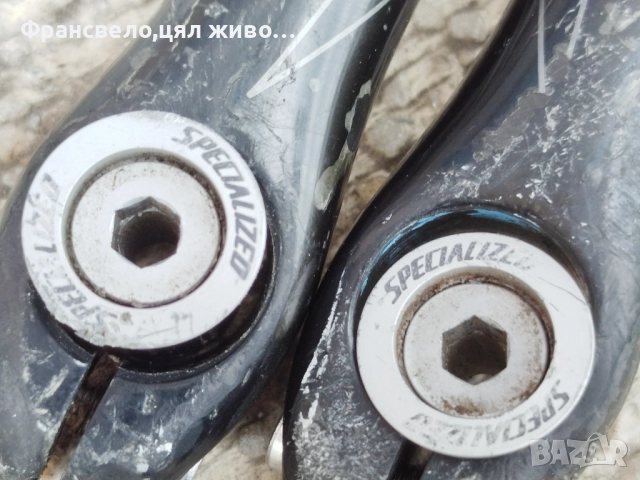 Рога кормило карбон за велосипед колело specialized s works , снимка 2 - Части за велосипеди - 52584195