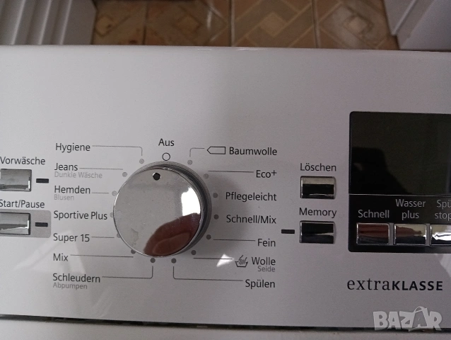Пералня с горно зареждане Сименс Siemens IQ 590 A+++ с две години гаранция!, снимка 6 - Перални - 53253052