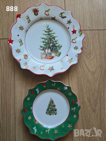 коледни чинии и купи , снимка 4 - Чинии - 52943350