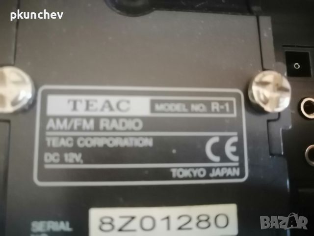 AM/FM радио TEAC R-1 , снимка 6 - Радиокасетофони, транзистори - 45264286