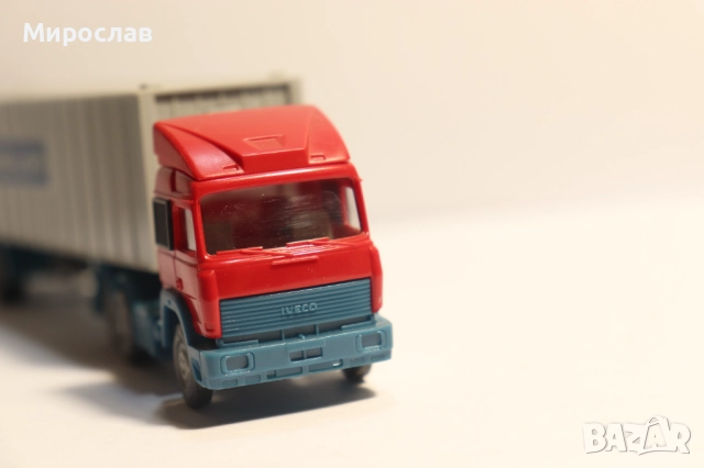  WIKING 1:87 H0 IVECO ФУРГОН КОНТЕЙНЕР КАМИОН TIR МОДЕЛ, снимка 3 - Колекции - 52501294