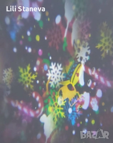 Коледен светлинен прожектор - Радост и цветове у дома!, снимка 3 - Прожектори - 52414664