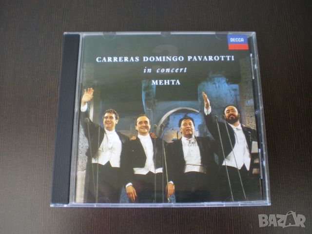 Carreras, Domingo, Pavarotti, Mehta ‎– In Concert 1990 CD, Album, снимка 1 - CD дискове - 46528021