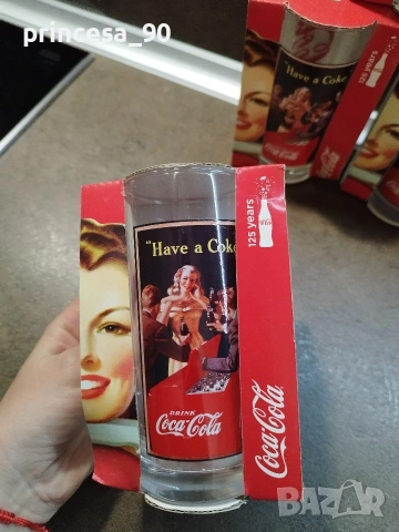 Чаши Кока Кола/Coca Cola , снимка 2 - Чаши - 53916095