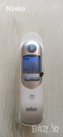 Безконтактен термометър за ухо Braun Thermoscan 7, снимка 4 - Друга електроника - 53733778