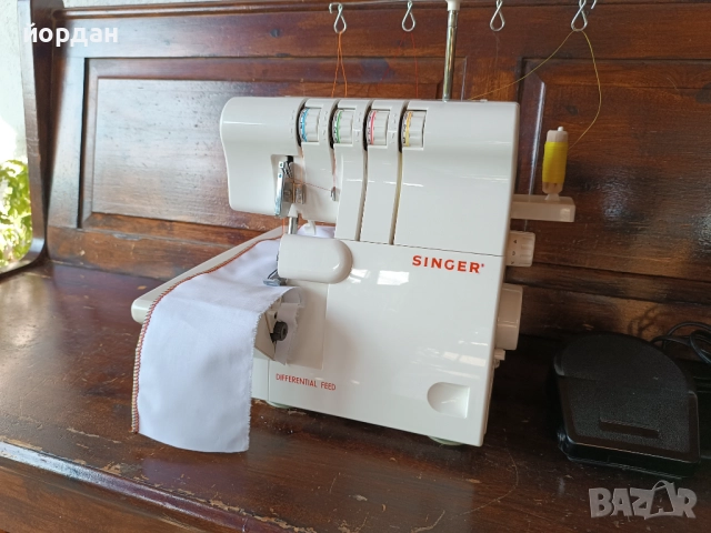 Оверлог SINGER.  четириконечен, снимка 5 - Шевни машини - 51716474