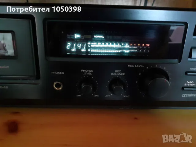 Перфектен дек AKAI DX-49- Две глави и два мотора- Японски като Нов, снимка 5 - Декове - 49386286