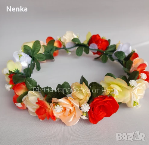 Венчета, китки,шноли за народна носия , снимка 16 - Аксесоари за коса - 50764933