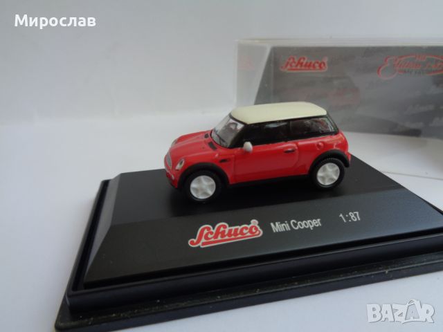 1:87 H0 SCHUCO MINI COOPER КОЛИЧКА МОДЕЛ ИГРАЧКА, снимка 1 - Колекции - 46373398