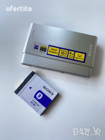 ✅ Sony 🔝 DSC-T77, снимка 1 - Фотоапарати - 46421656