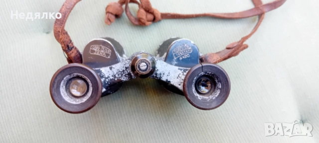Стар бинокъл Carl Zeiss Turolem,4x20,WW1, снимка 11 - Антикварни и старинни предмети - 51788036