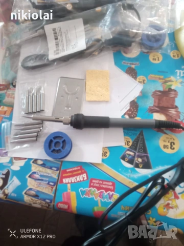 ПОЯЛНИК С ТЕРМОРEГУЛАТОР ZD-708N 60W 200-450C, снимка 4 - Други инструменти - 53917522