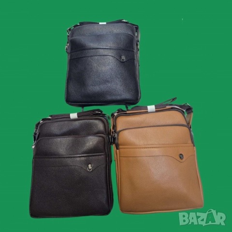 Стилна мъжка чанта за през рамо, снимка 2 - Чанти - 52133893