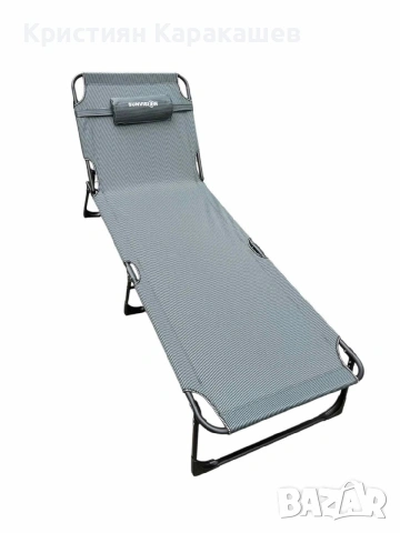 СГЪВАЕМО ПОХОДНО ЛЕГЛО ТИП ШЕЗЛОНГ SUNVISION SV-3998-1, снимка 4 - Къмпинг мебели - 54267264