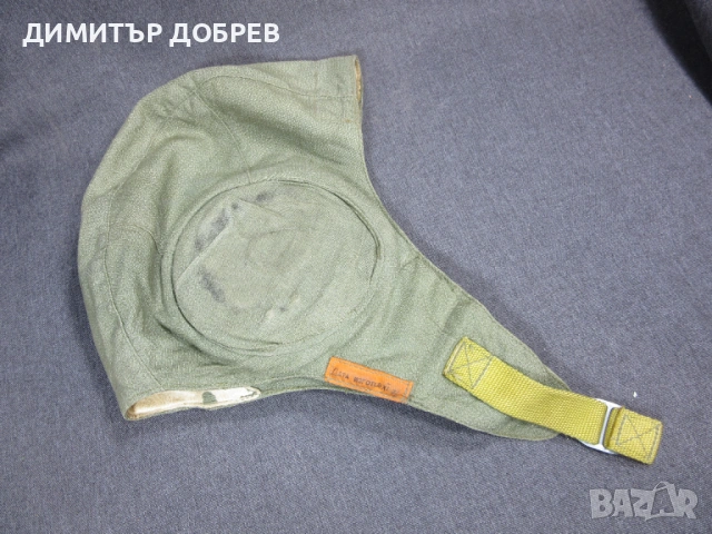 СТАР ВОЕНЕН ПИЛОТСКИ ШЛЕМОФОН ПОДШЛЕМНИК ГШ-6 БРЕЗЕНТОВ СССР БНА МИГ, снимка 8 - Антикварни и старинни предмети - 54154776