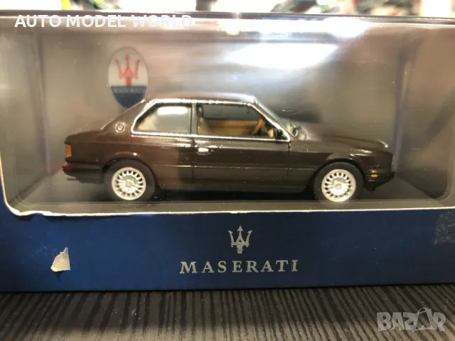 Колекционерски модел метална количка VITTESE MASERATI BITURBO 1:43нова, снимка 6 - Колекции - 47022076