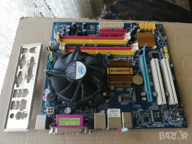 Дънна платка Gigabyte GA-G31MF-S2 Socket 775 CPU+FAN+RAM, снимка 2 - Дънни платки - 47313584