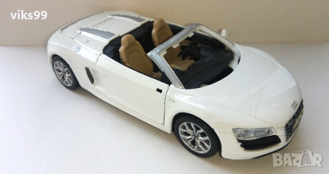 Audi R8 Spyder Maisto - Мащаб 1:24, снимка 6 - Колекции - 41261268