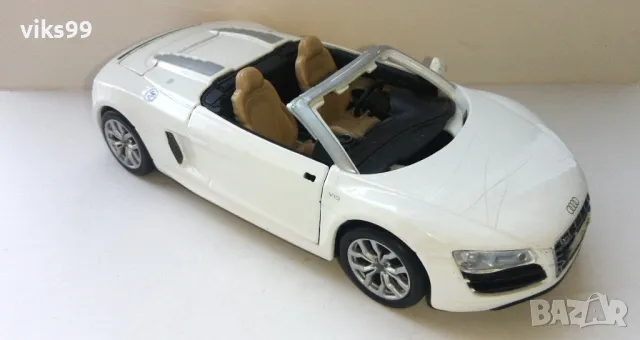 Audi R8 Spyder Maisto - Мащаб 1:24, снимка 6 - Колекции - 48014925