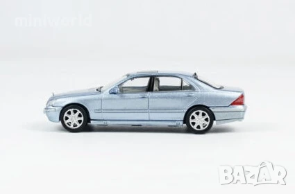 Mercedes-Benz S-Class W220 - мащаб 1:64 на TERMAC моделът е нов в блистер + кутийка, снимка 3 - Колекции - 51267140