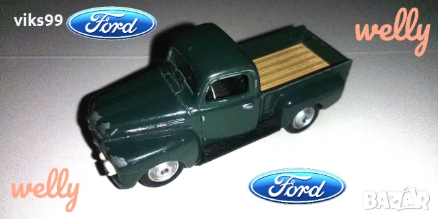 1951 Ford F1 Pickup Truck Welly No. 52264, снимка 1 - Колекции - 49359016