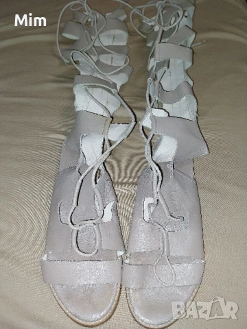 40 Римски високи,летни ботуши , снимка 8 - Дамски ботуши - 51076306