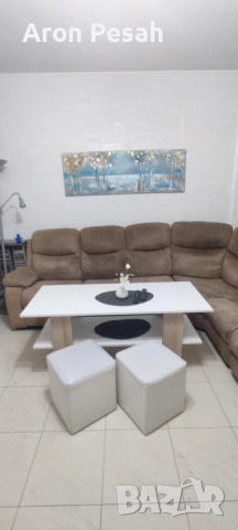 Продавам холов ъгъл - Дясен с 2 механични релакс механизма на крайните седалки !, снимка 11 - Дивани и мека мебел - 52919979