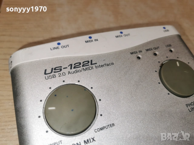 TASCAM US-122L CANADA 17012611920, снимка 16 - Ресийвъри, усилватели, смесителни пултове - 53134734