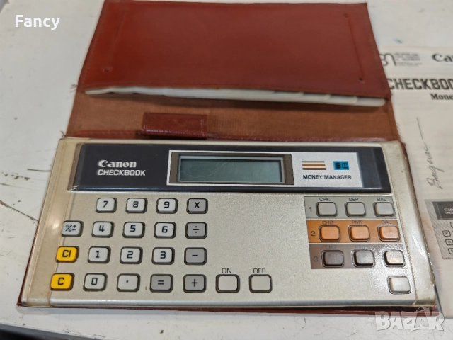 Калкулатор Canon Checkbook , снимка 4 - Колекции - 52248312