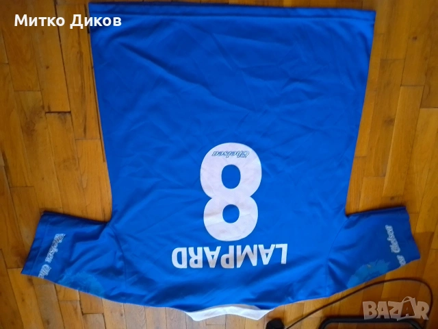 Челси фенска тениска като нова  #8 Франк Лампард произведена в Италия размер М-Л, снимка 2 - Футбол - 54137287
