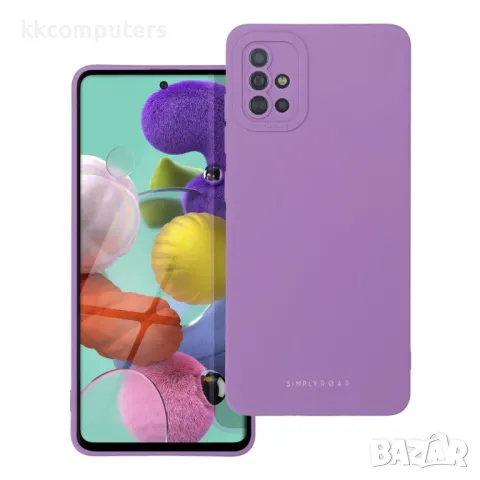 Калъф силикон Roar Luna / Виолетов / за Samsung A06 Баркод : 3131948