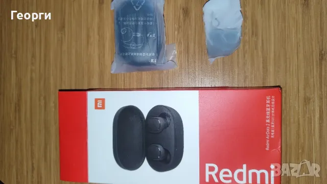 Оригинални слушалки Redmi 2 - нови, дясната не работи, пълен комплект + кабел за зареждане., снимка 2 - Безжични слушалки - 48153128