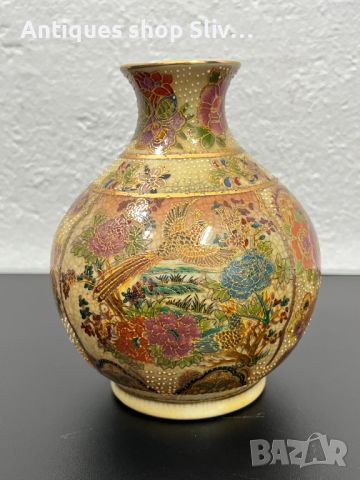 Азиатска порцеланова ваза - Inter Goods. №5426, снимка 4 - Антикварни и старинни предмети - 45852761