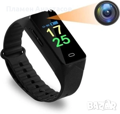 Скрита камера часовник – Full HD 1080p видеозапис и диктофон (до 32GB памет)