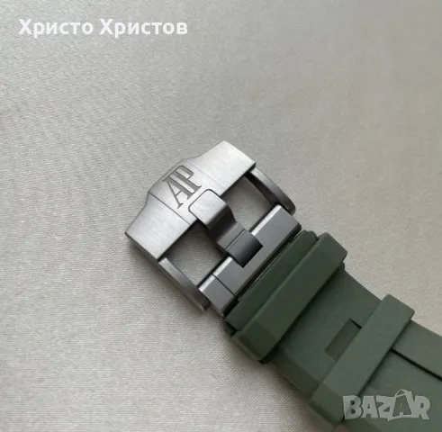 Мъжки луксозен часовник Audemars Piguet Royal Oak Offshore Diver Green Dial, снимка 12 - Мъжки - 46932732