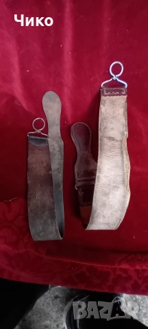 2бр бръснарски кайши, снимка 4 - Антикварни и старинни предмети - 52588086