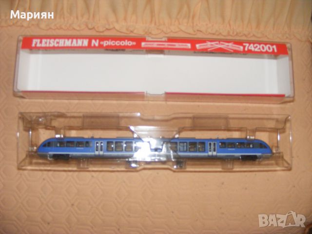 Модел на дизелова мотриса "Siemens Desiro" на Флайшман, мащаб N 1:160, снимка 2 - Колекции - 46302985