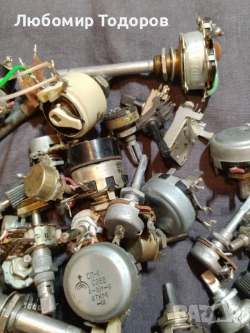 Потенциометри 101 броя , снимка 6 - Друга електроника - 50617196