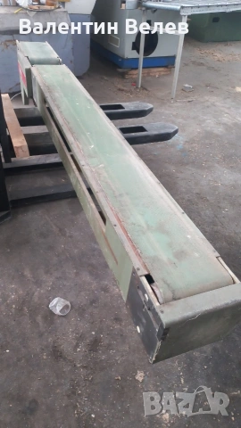 транспортна лента дължина 2900 мм.ширина 220 мм.с редуктор, снимка 2 - Други машини и части - 53652326