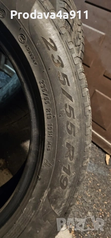 Зимни гуми DOT22 Pirelli 235/55/19 101H, снимка 6 - Гуми и джанти - 53856670