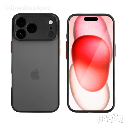 Цветен Кейс Rock за Apple iPhone 17 Pro / Max със защита около камерата, снимка 3 - Калъфи, кейсове - 52216515