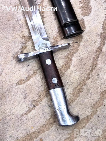 Швейцарски щик нож байонет K31 Schmidt Rubin М1918, снимка 4 - Антикварни и старинни предмети - 54020413
