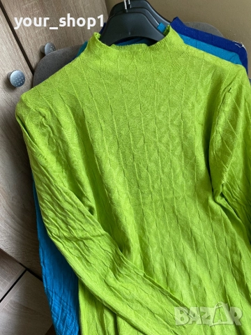 8 цвята дамска блуза с дълъг  ръкав  полу поло, снимка 6 - Блузи с дълъг ръкав и пуловери - 51840222