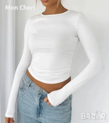 Дамска Бяла Блуза